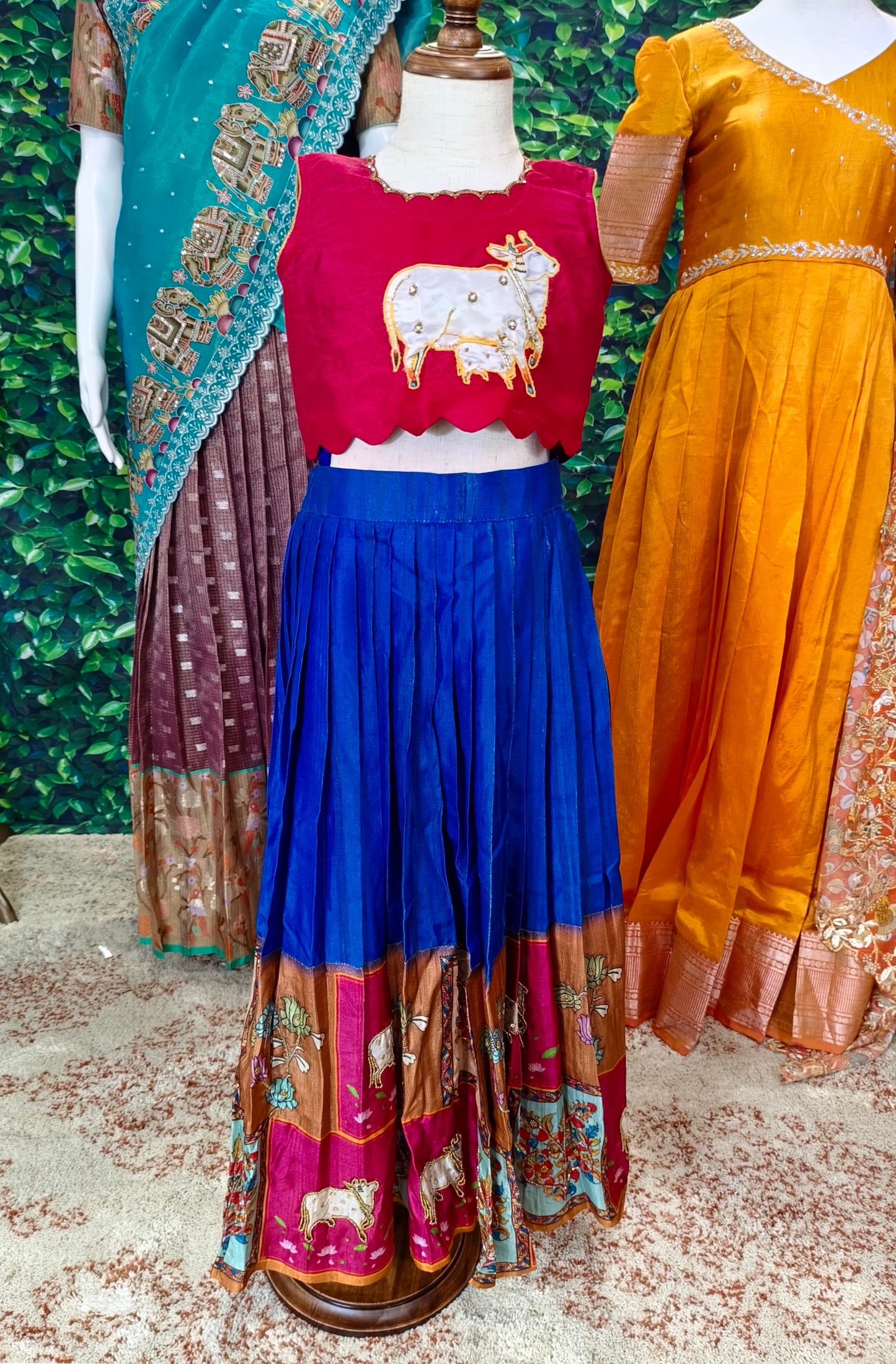 Tussar croptop